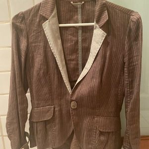 BRUNELLO CUCINELLI Women's Natural  Linen Blazer